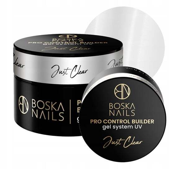 Наращивающий УФ-гель для ногтей, 15 мл Boska Nails, Pro Control Builder Just Clear 
Наращивающий УФ-гель для ногтей, 15 мл Boska Nails, Pro Control Builder Just Clear
