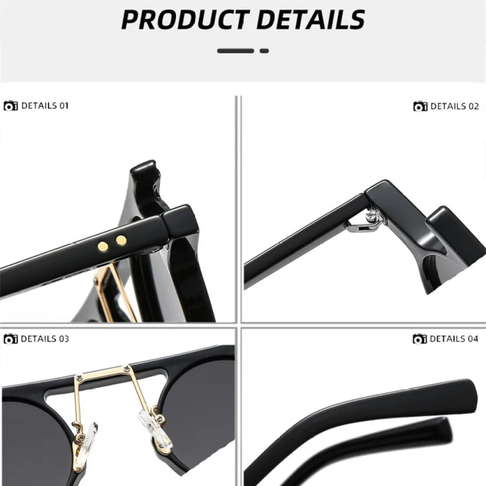 Маленькие панк-солнцезащитные очки круглой формы для женщин и мужчин, модные солнцезащитные очки с разноцветными заклепками, роскошные очки для женщин LJTJTAV, Clear
Маленькие панк-солнцезащитные очки круглой формы для женщин и мужчин, модные солнцезащитные очки с разноцветными заклепками, роскошные очки для женщин LJTJTAV, Clear