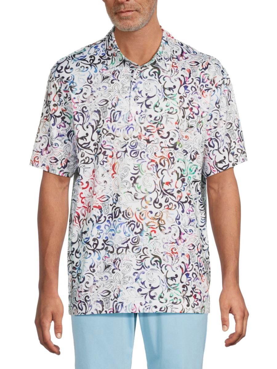 Рубашка-поло с принтом Крейга Robert Graham, белый
Рубашка-поло с принтом Крейга Robert Graham, белый