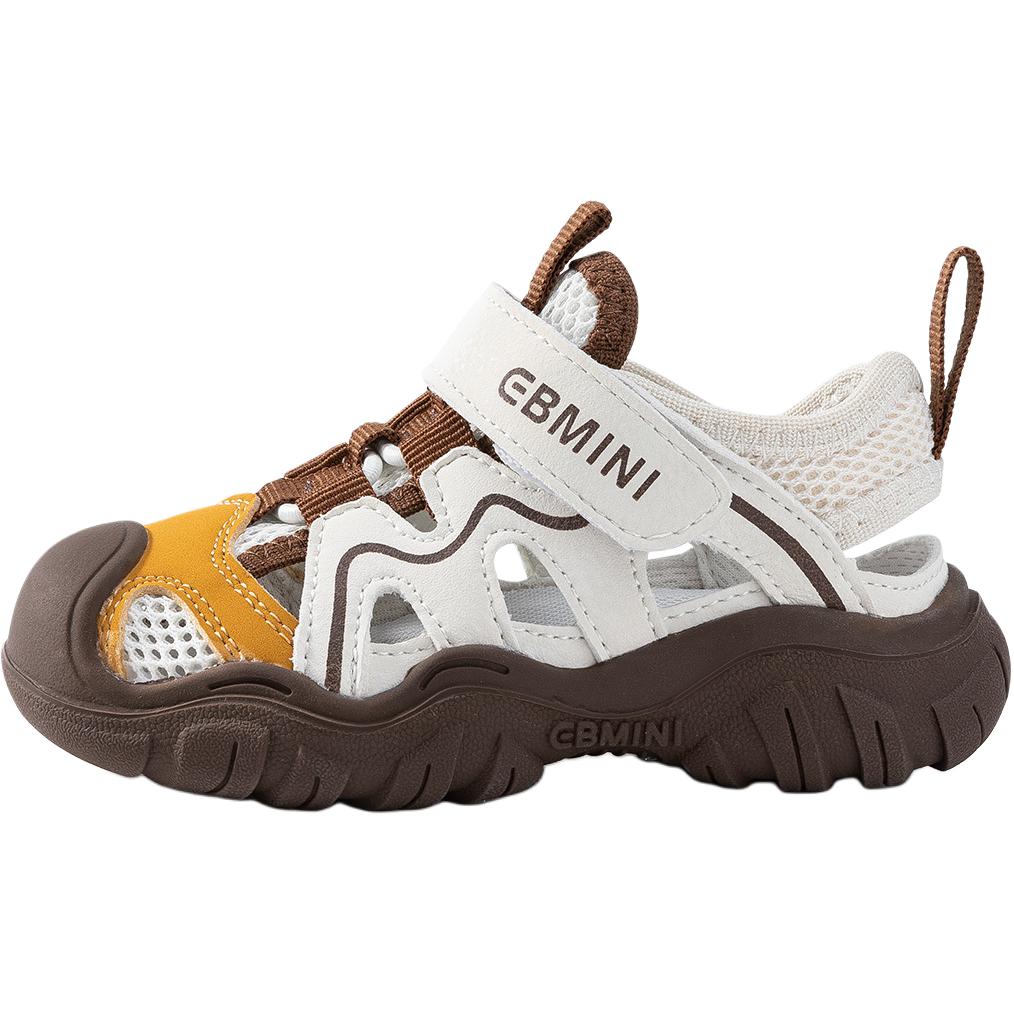 Дышащие низкие кроссовки для малышей EBMINI, бежевый/желтый 
Дышащие низкие кроссовки для малышей EBMINI, бежевый/желтый