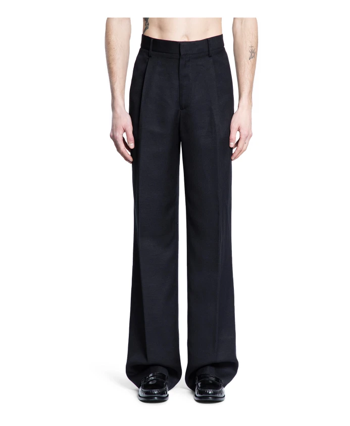 Черные шерстяные брюки в стиле Майами Lardini, черный
Черные шерстяные брюки в стиле Майами Lardini, черный