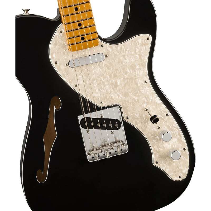 Электрогитара Fender Vintera II '60s Telecaster Thinline Maple Fingerboard Guitar - Black 
Электрогитара Fender Vintera II '60s Telecaster Thinline Maple Fingerboard Guitar - Black