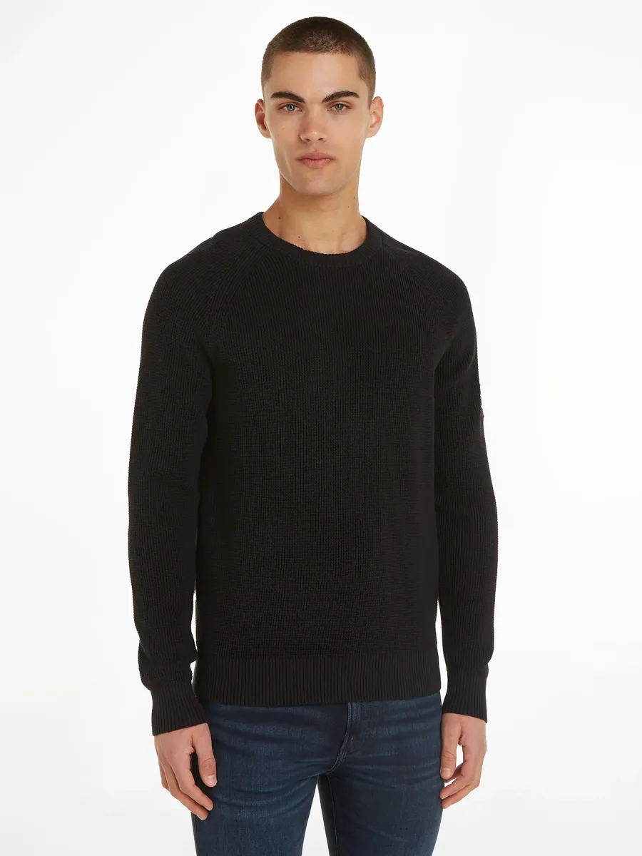 Свитер с круглым вырезом Calvin Klein Jeans "BADGE EASY SWEATER" и нашивкой с логотипом, цвет Ck Black
Свитер с круглым вырезом Calvin Klein Jeans "BADGE EASY SWEATER" и нашивкой с логотипом, цвет Ck Black