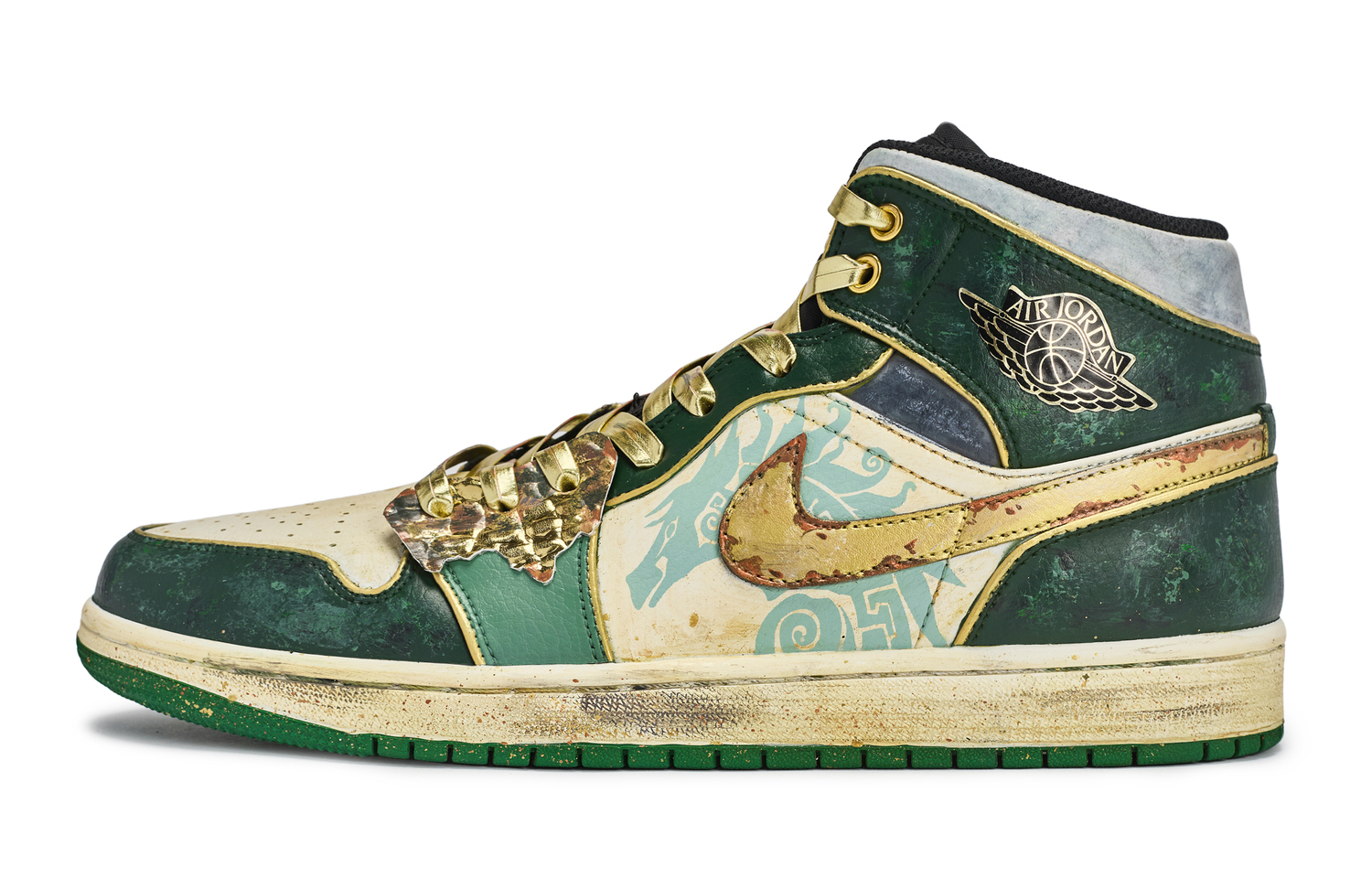 Jordan Air 1 811 Manufacturing, Samsung Diehard Mid top Vintage Basketball Shoes Men's Green Brown Gold
Jordan Air 1 811 Manufacturing, Samsung Diehard Mid top Vintage Basketball Shoes Men's Green Brown Gold