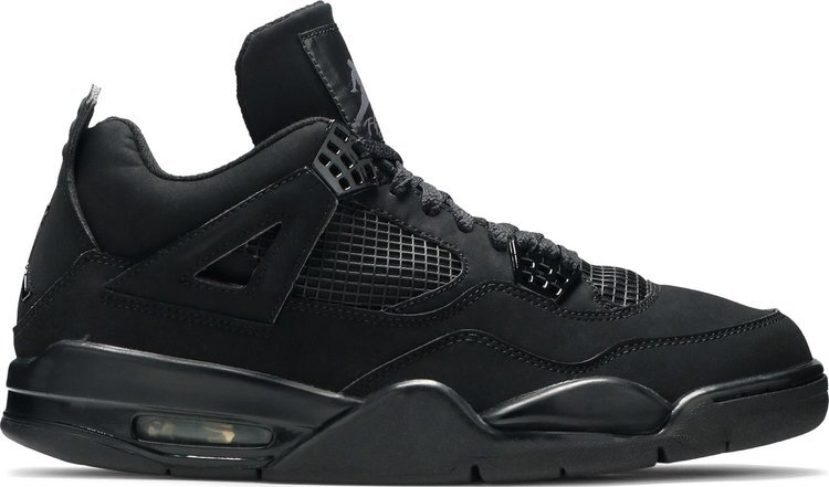 Кроссовки Air Jordan 4 Retro Black Cat 2006, черный 
Кроссовки Air Jordan 4 Retro Black Cat 2006, черный