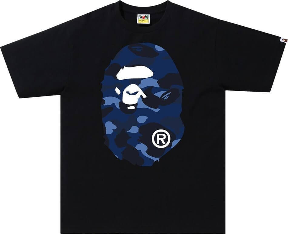 Футболка BAPE Color Camo Big Ape Head, черный/темно-синий
Футболка BAPE Color Camo Big Ape Head, черный/темно-синий