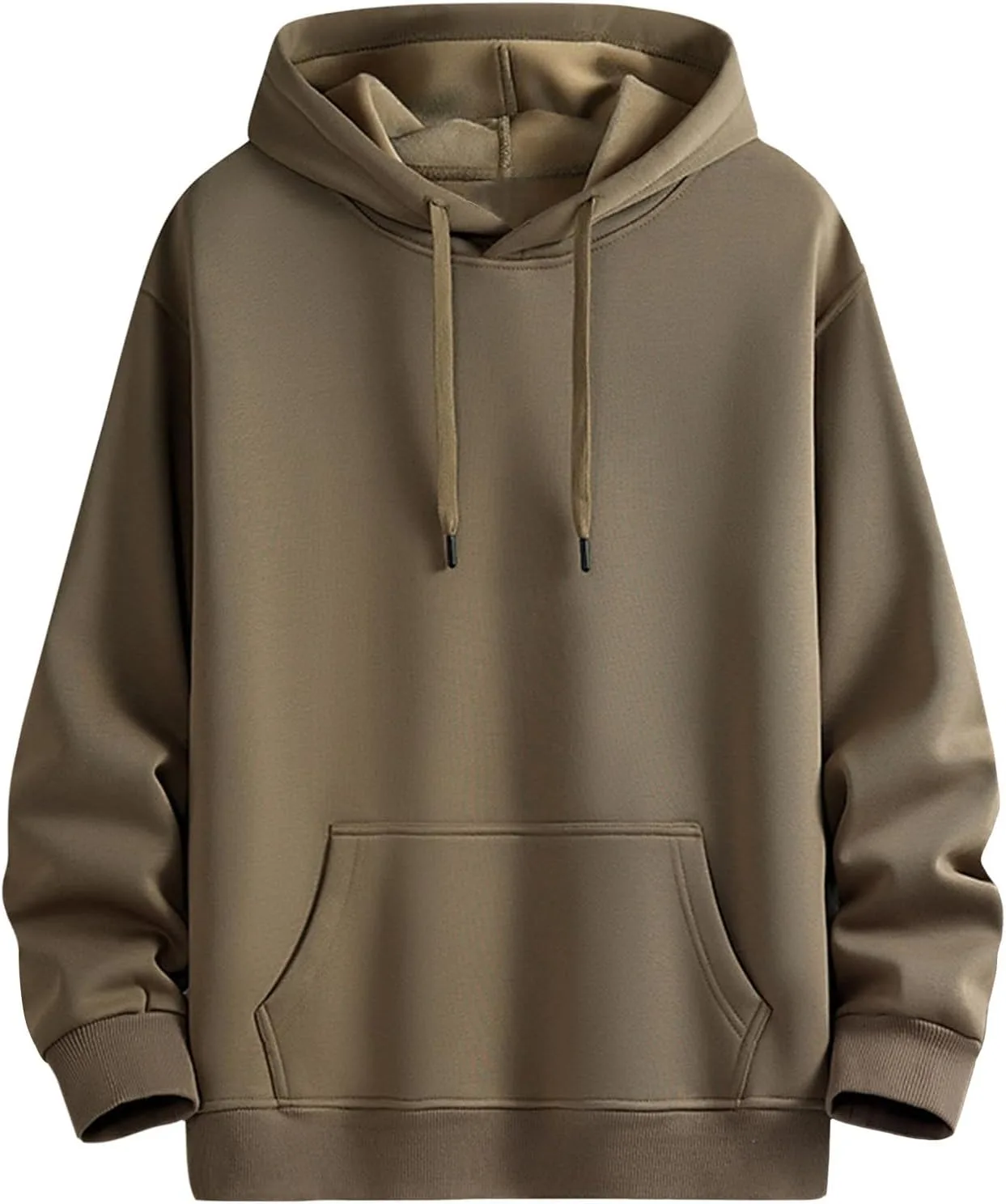 Мужская толстовка с капюшоном на флисе, однотонная, с карманом
Мужская толстовка с капюшоном на флисе, однотонная, с карманом