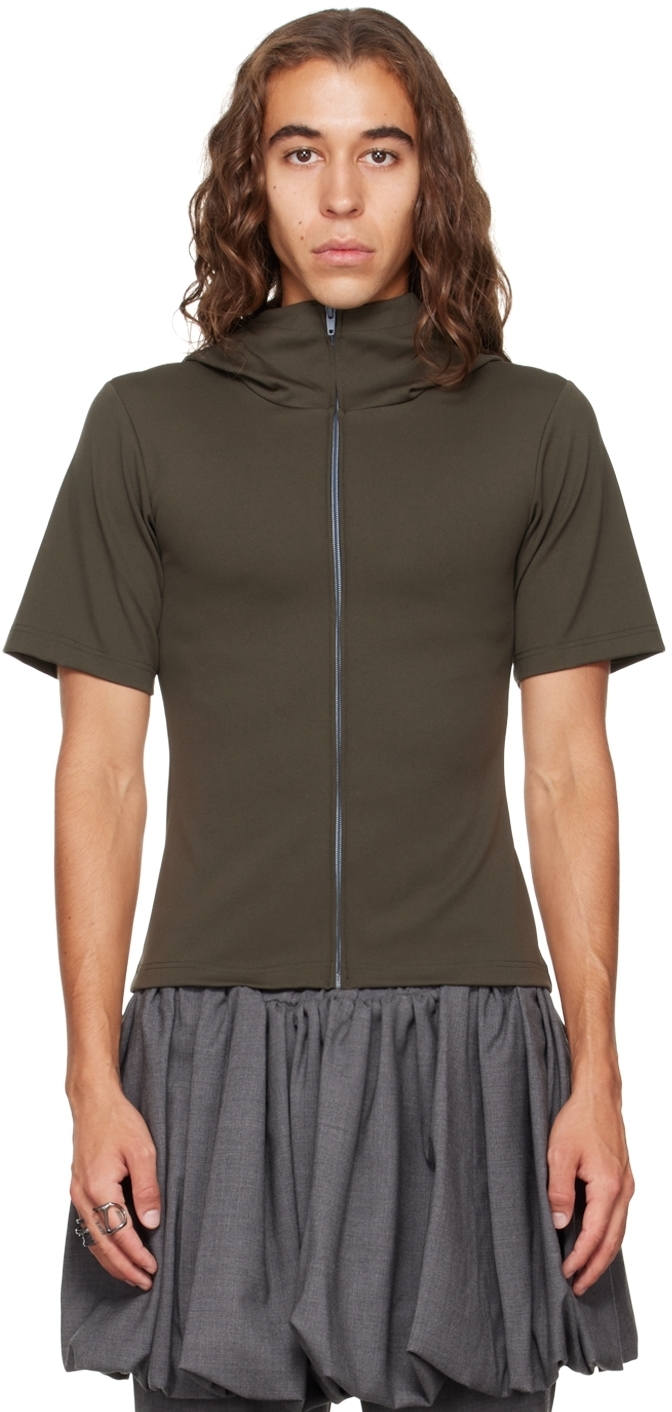 SSENSE Эксклюзивная худи цвета хаки на молнии AARON ESH
SSENSE Эксклюзивная худи цвета хаки на молнии AARON ESH