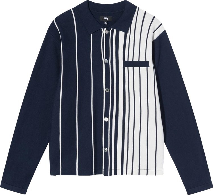 Рубашка Stussy Striped Knit Shirt 'Navy', синий
Рубашка Stussy Striped Knit Shirt 'Navy', синий