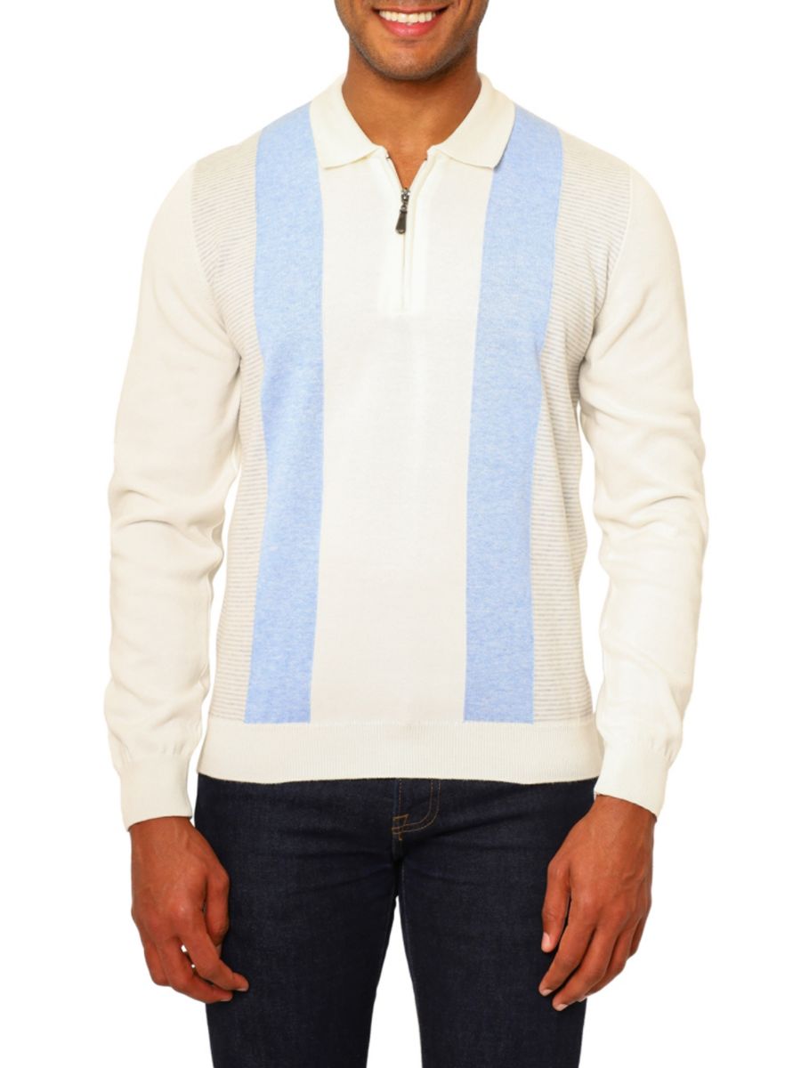 Полосатая рубашка-поло на молнии Vellapais, цвет Light Beige
Полосатая рубашка-поло на молнии Vellapais, цвет Light Beige