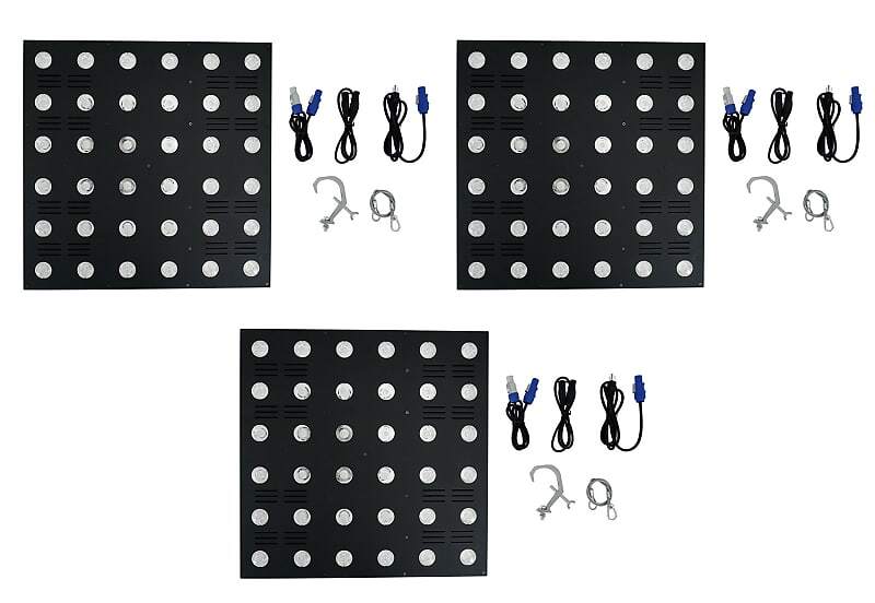 (3) Rockville STAGE MATRIX 36 RGB 6x6 Tri-Colored Matrix Blinder Lights DJ/Stage (3) STAGE MATRIX 36 RGB
(3) Rockville STAGE MATRIX 36 RGB 6x6 Tri-Colored Matrix Blinder Lights DJ/Stage (3) STAGE MATRIX 36 RGB