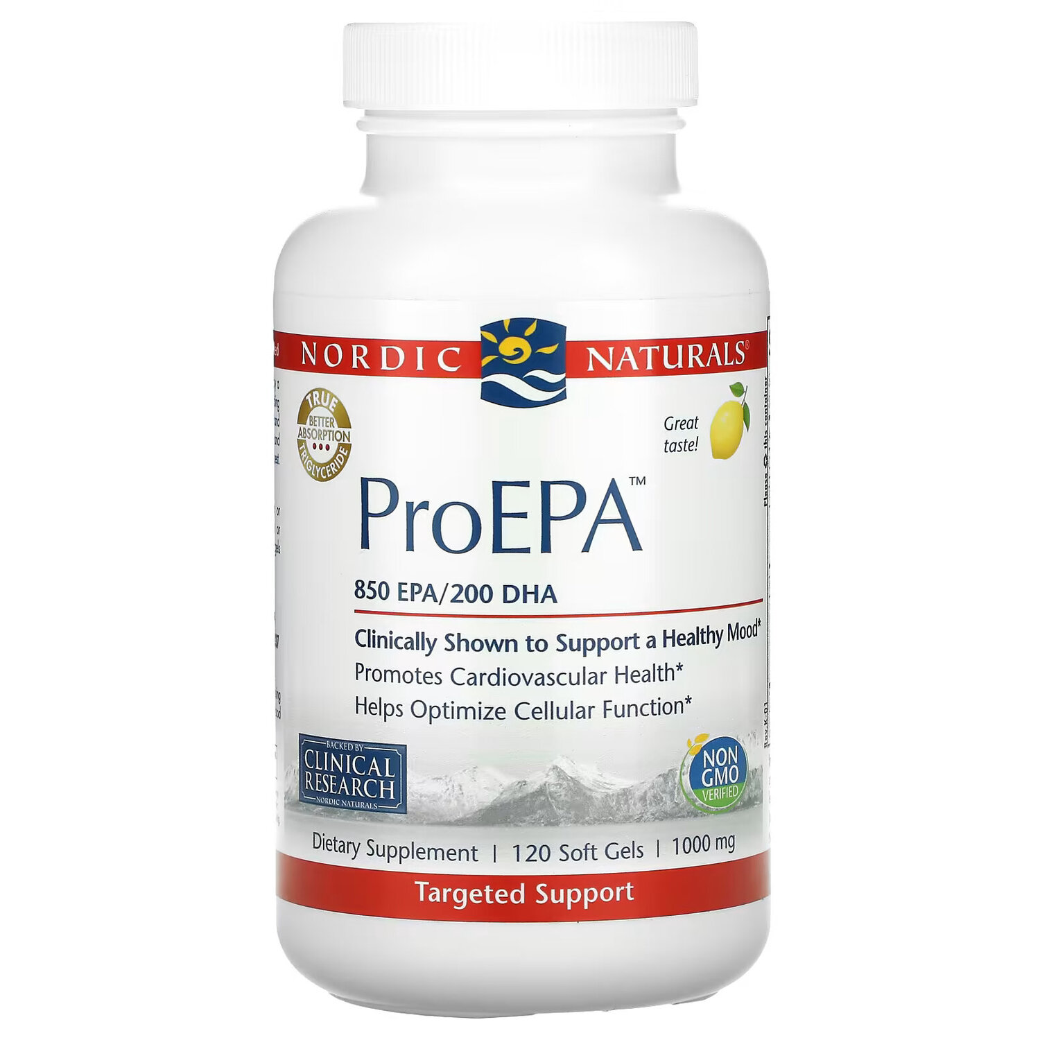 Nordic Naturals, ProEPA, лимон, 1000 мг, 120 мягких таблеток
Nordic Naturals, ProEPA, лимон, 1000 мг, 120 мягких таблеток
