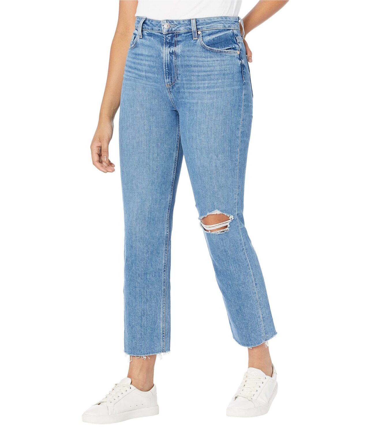 Джинсы Paige, Sarah Straight Ankle Raw Hem in Dandelion Destructed
Джинсы Paige, Sarah Straight Ankle Raw Hem in Dandelion Destructed