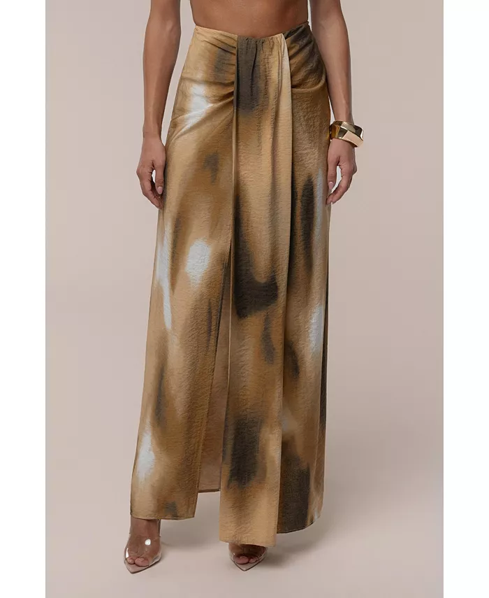 Женская струящаяся элегантность макси-юбка Jluxlabel, коричневый
Женская струящаяся элегантность макси-юбка Jluxlabel, коричневый