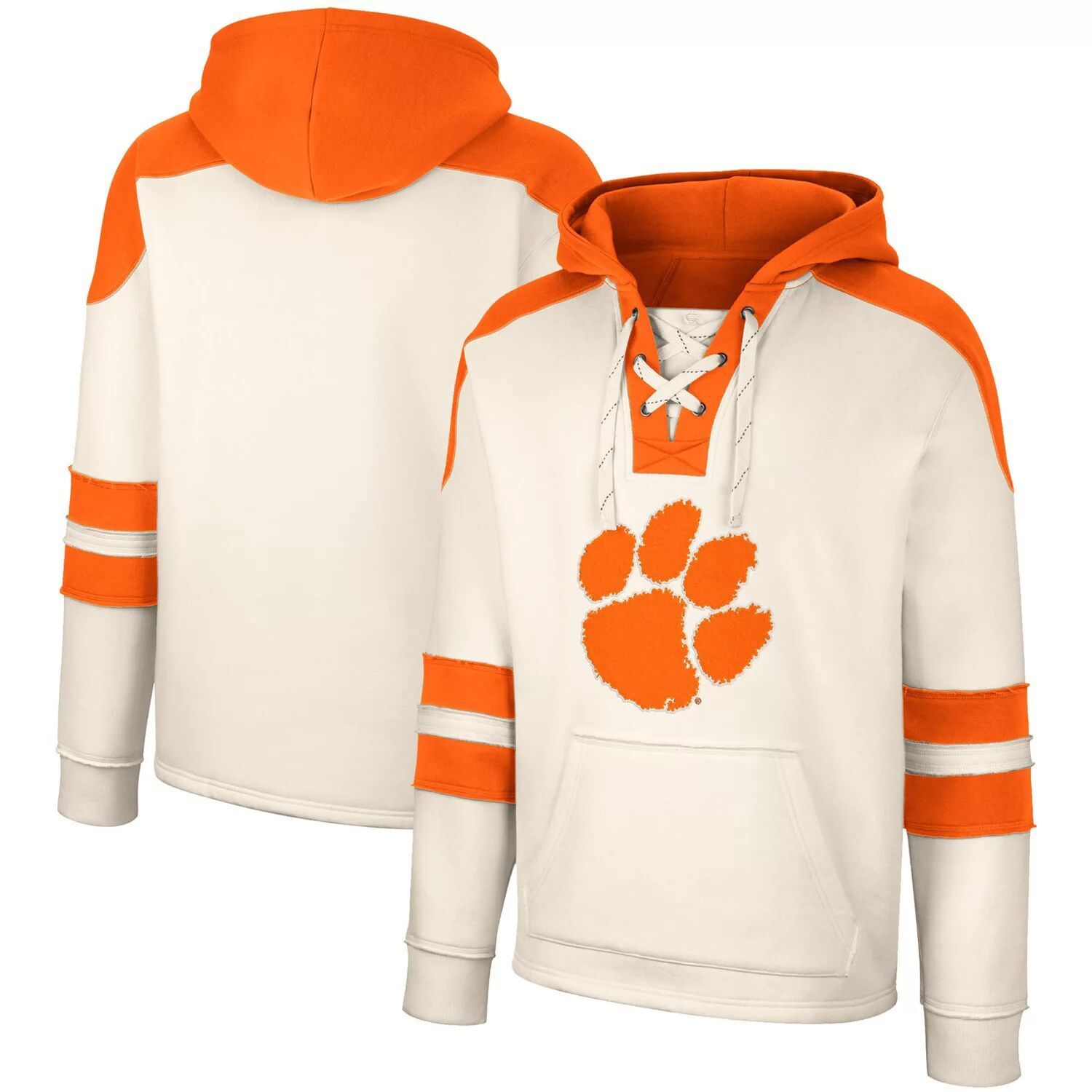 Мужской кремовый пуловер Clemson Tigers Lace-Up 4.0 Vintage с капюшоном Colosseum, Бежевый, Мужской кремовый пуловер Clemson Tigers Lace-Up 4.0 Vintage с капюшоном Colosseum
Мужской кремовый пуловер Clemson Tigers Lace-Up 4.0 Vintage с капюшоном Colosseum, Бежевый, Мужской кремовый пуловер Clemson Tigers Lace-Up 4.0 Vintage с капюшоном Colosseum