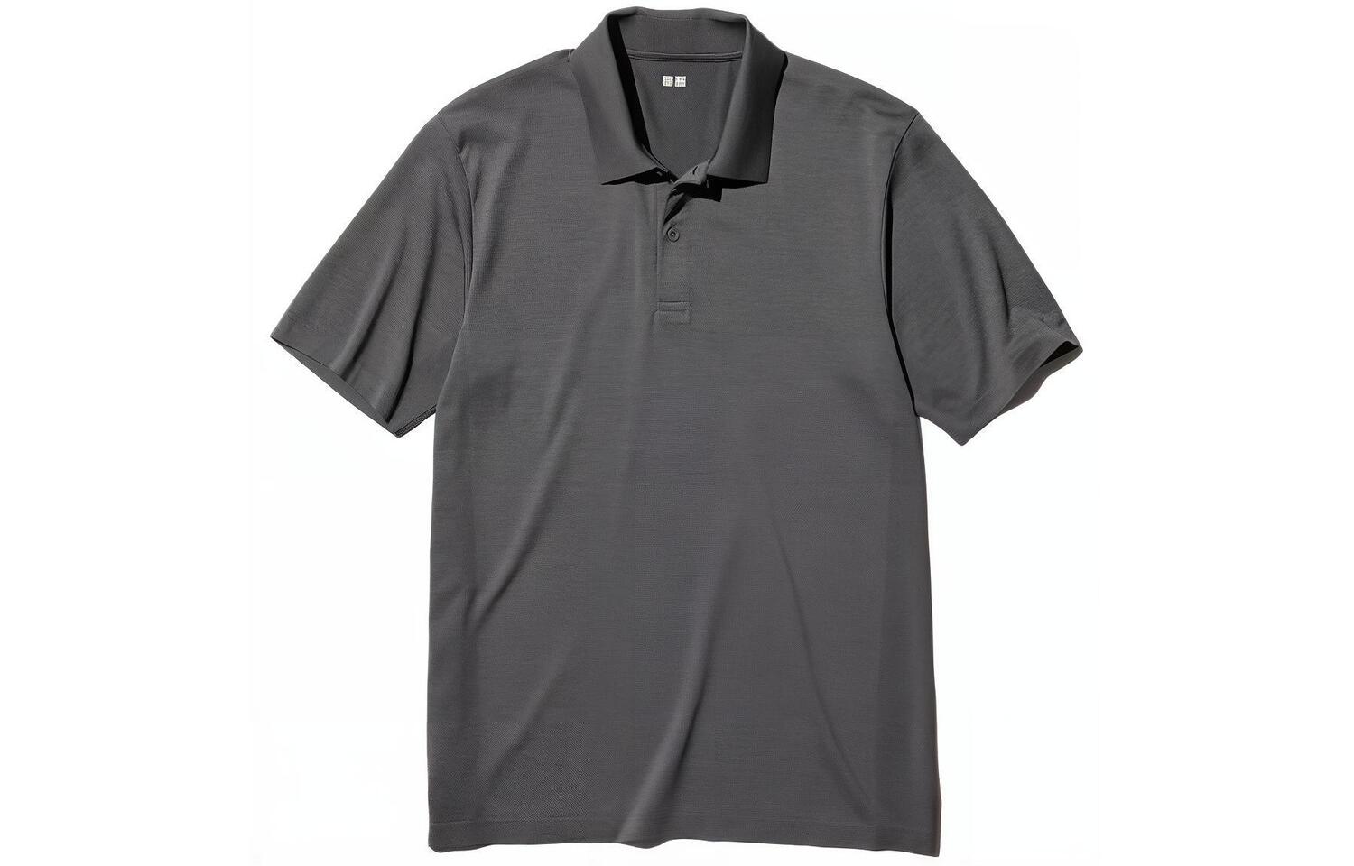 Рубашка поло унисекс асфальтово-серая Uniqlo, серый
Рубашка поло унисекс асфальтово-серая Uniqlo, серый