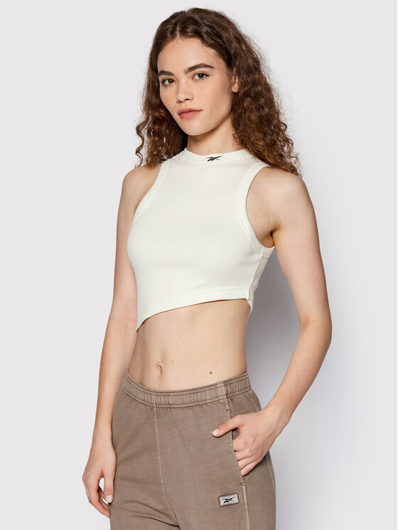 Топ приталенного кроя Reebok, бежевый
Топ приталенного кроя Reebok, бежевый