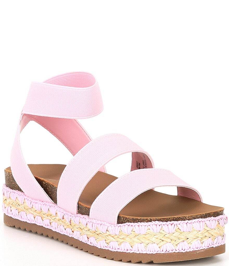 Сандалии на платформе Steve Madden для девочек J-Krissy из рафии с вышивкой (молодежная), розовый
Сандалии на платформе Steve Madden для девочек J-Krissy из рафии с вышивкой (молодежная), розовый