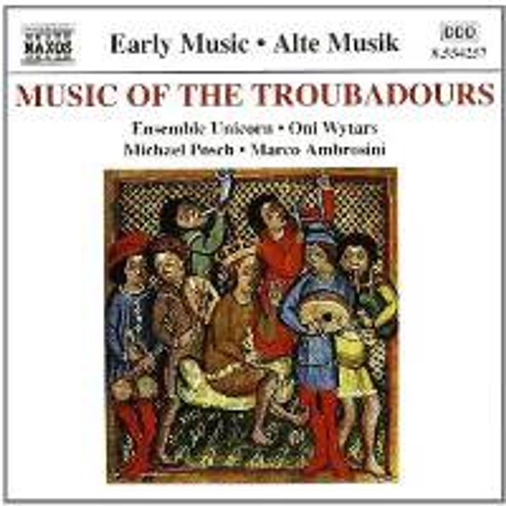 Диск CD Music Of The Troubadours - Michael Posch, Marco Ambrosini, Ensemble Unicorn, Oni Wytars Ensemble
Диск CD Music Of The Troubadours - Michael Posch, Marco Ambrosini, Ensemble Unicorn, Oni Wytars Ensemble
