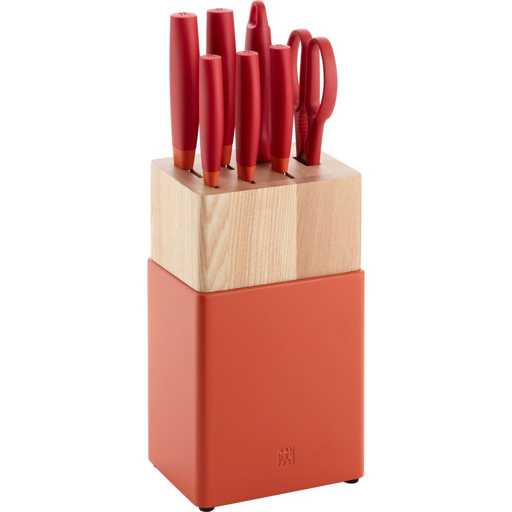 ZWILLING Now S Набор ножевых блоков из 8 предметов, красные закаленные лезвия FRIODUR, специальная сталь
ZWILLING Now S Набор ножевых блоков из 8 предметов, красные закаленные лезвия FRIODUR, специальная сталь
