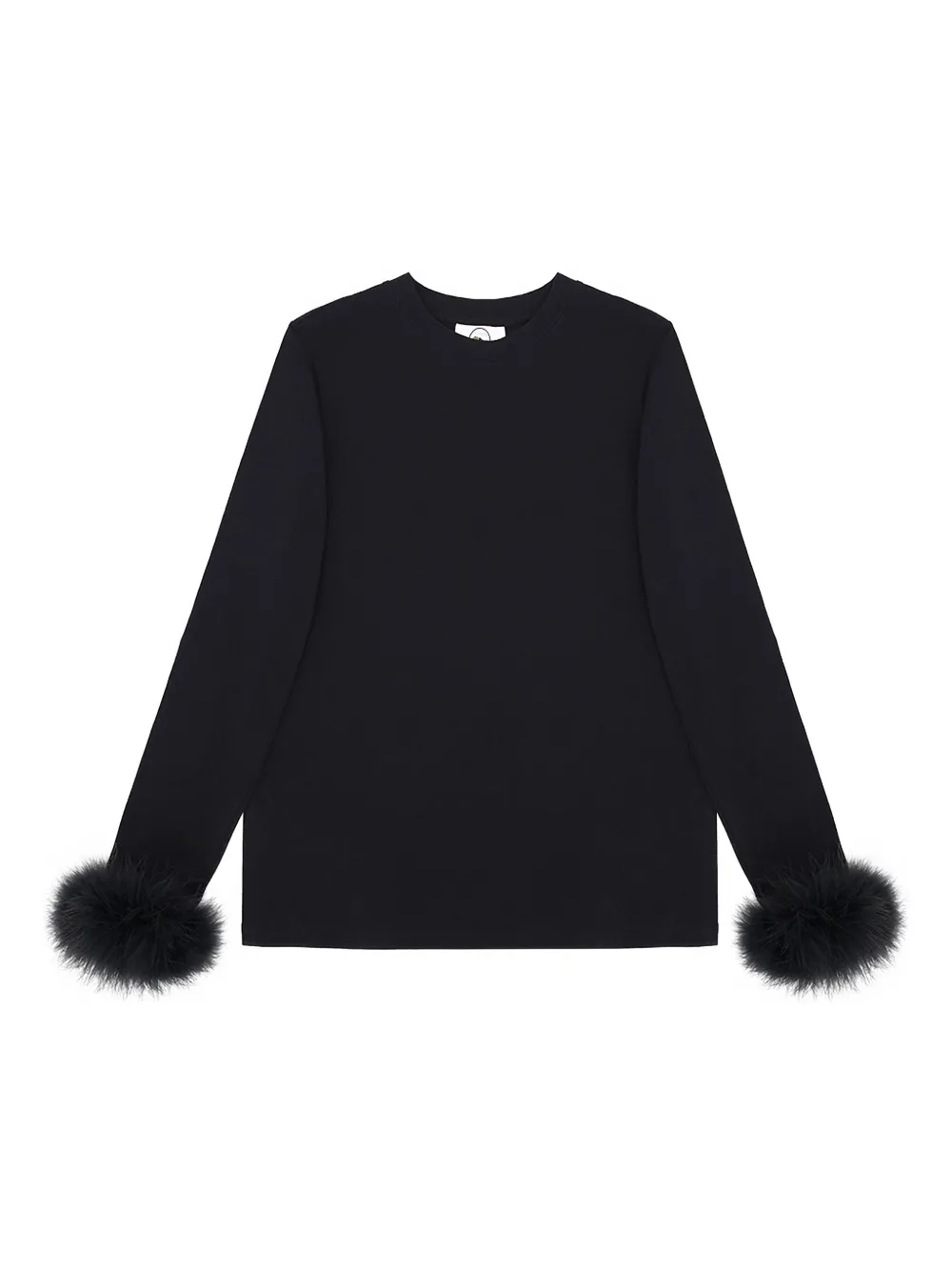 Лонгслив из стретч-хлопкового джерси с длинными рукавами и съемными перьями, черный Sleeper
Лонгслив из стретч-хлопкового джерси с длинными рукавами и съемными перьями, черный Sleeper