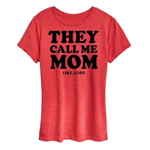 Женская футболка с надписью «Зови меня мамой» Unbranded, красный
Женская футболка с надписью «Зови меня мамой» Unbranded, красный