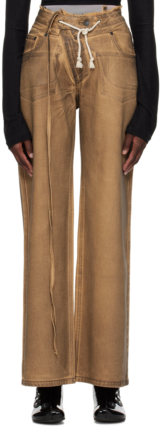 Эксклюзивные оранжевые джинсы ENE Ottolinger
Эксклюзивные оранжевые джинсы ENE Ottolinger