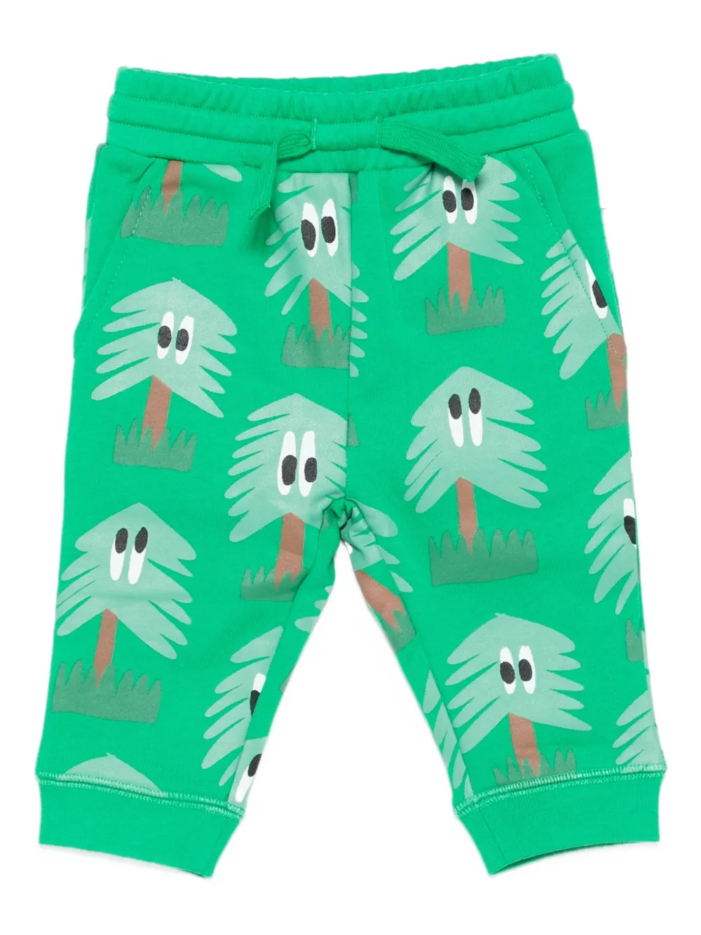 Брюки с кулиской и принтом деревьев Stella McCartney Kids, зеленый
Брюки с кулиской и принтом деревьев Stella McCartney Kids, зеленый