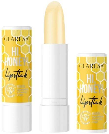 Питательная медовая губная помада, Привет, мед!, 4 г Claresa 
Питательная медовая губная помада, Привет, мед!, 4 г Claresa