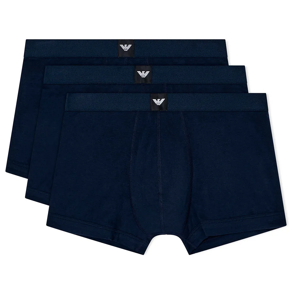 Боксеры Emporio Armani Essential Logolabel Trunk 3 units, синий
Боксеры Emporio Armani Essential Logolabel Trunk 3 units, синий