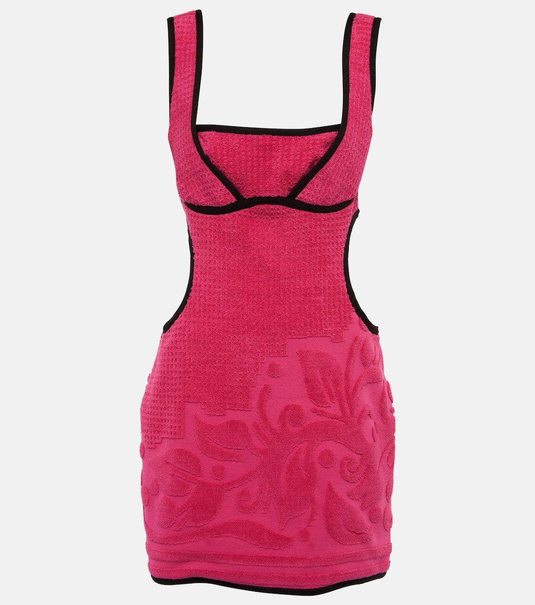 Мини-платье из хлопка с жаккардовым вырезом Marine Serre, Fuschia
Мини-платье из хлопка с жаккардовым вырезом Marine Serre, Fuschia