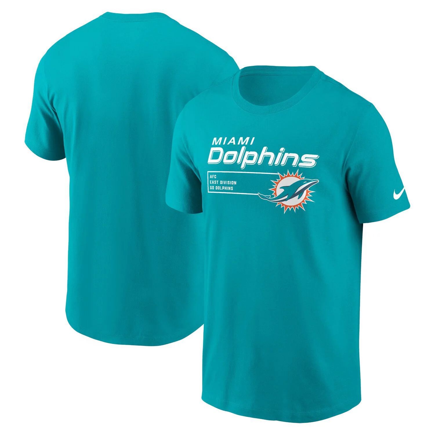 Мужская футболка Aqua Miami Dolphins Division Essential Nike
Мужская футболка Aqua Miami Dolphins Division Essential Nike