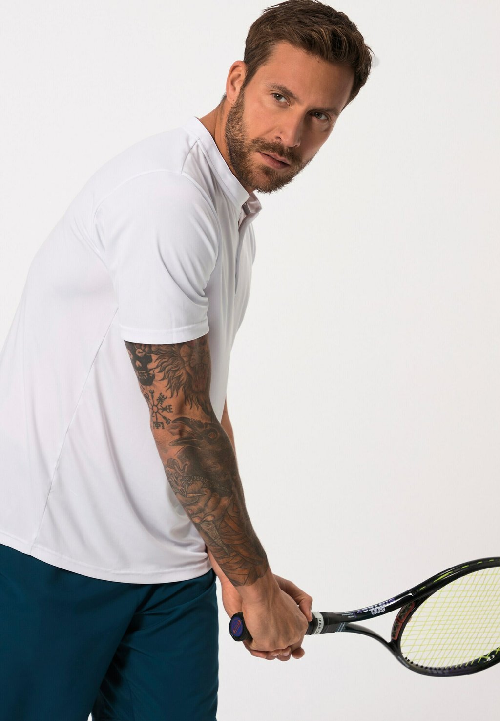 Базовая футболка JP1880, белый
Базовая футболка JP1880, белый