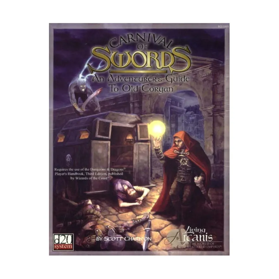 Carnival of Swords - An Adventurer's Guide to Old Coryan, Arcanis (d20), мягкая обложка
Carnival of Swords - An Adventurer's Guide to Old Coryan, Arcanis (d20), мягкая обложка