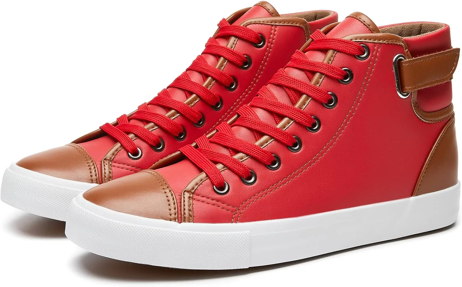 Мужские белые высокие кеды yageyan для повседневной носки, черные модные туфли из искусственной кожи для мужчин, красный
Мужские белые высокие кеды yageyan для повседневной носки, черные модные туфли из искусственной кожи для мужчин, красный