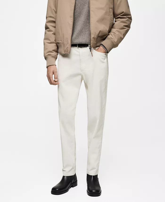 Мужские классические брюки из вельвета MANGO, белый
Мужские классические брюки из вельвета MANGO, белый