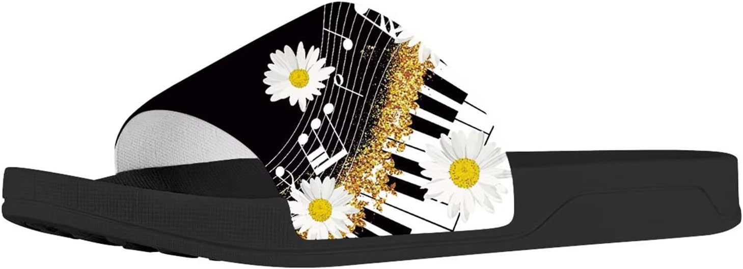 Женские мягкие нескользящие сандалии Forchrinse, плоские шлепанцы для пляжа, бассейна, душа и дома, Music Note Daisy
Женские мягкие нескользящие сандалии Forchrinse, плоские шлепанцы для пляжа, бассейна, душа и дома, Music Note Daisy