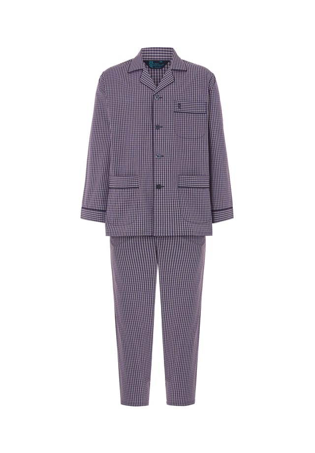 Пижамный воротник с лацканами из хлопчатобумажной поплиновой ткани в клетку El Búho Nocturno, мультиколор
Пижамный воротник с лацканами из хлопчатобумажной поплиновой ткани в клетку El Búho Nocturno, мультиколор