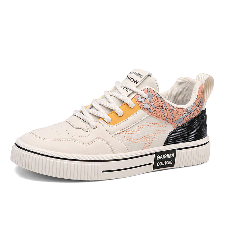 MIIOW Антискользящие износостойкие низкие скейтерские кеды мужские бежево-розовые, цвет Beige Pink
MIIOW Антискользящие износостойкие низкие скейтерские кеды мужские бежево-розовые, цвет Beige Pink