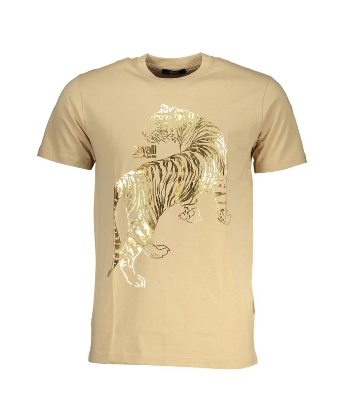 Футболка в стиле «тигровый принт» Cavalli Class, бежевый
Футболка в стиле «тигровый принт» Cavalli Class, бежевый