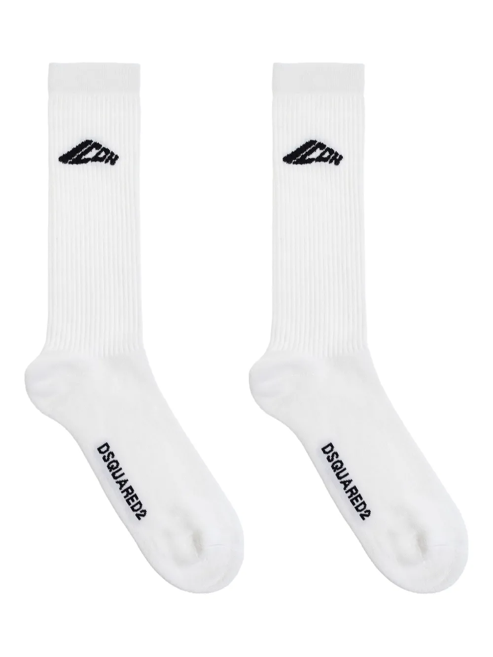Носки с ребристым логотипом DSQUARED2, белый
Носки с ребристым логотипом DSQUARED2, белый