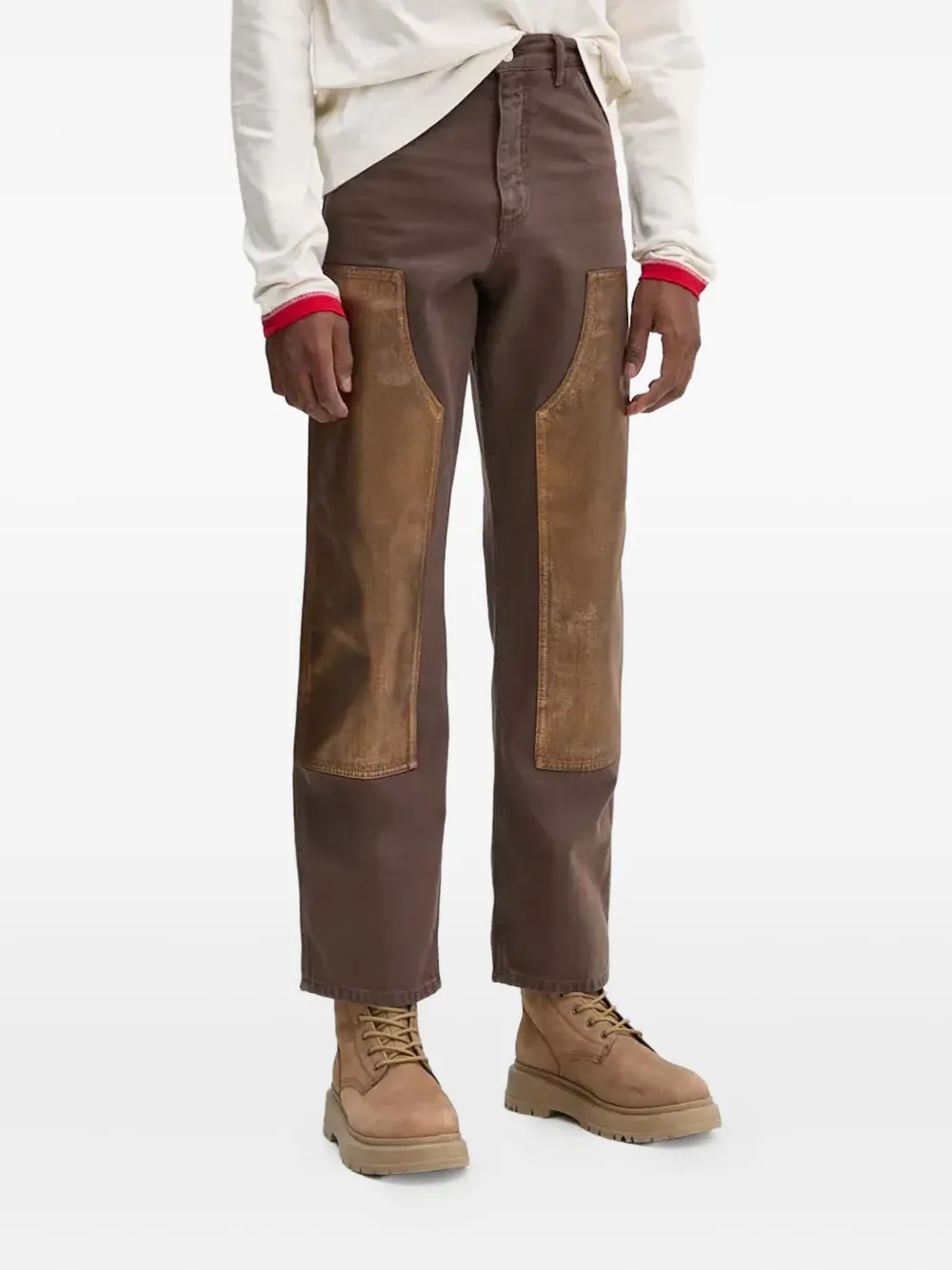 Брюки с декорированными вставками BLUEMARBLE, коричневый
Брюки с декорированными вставками BLUEMARBLE, коричневый