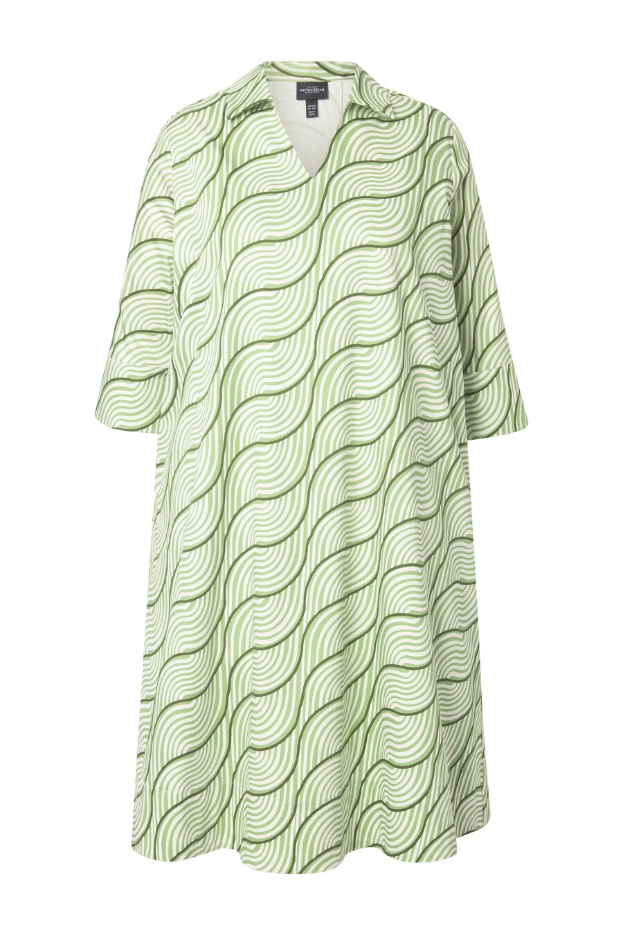 Миди платье Ulla Popken, Light green/White
Миди платье Ulla Popken, Light green/White