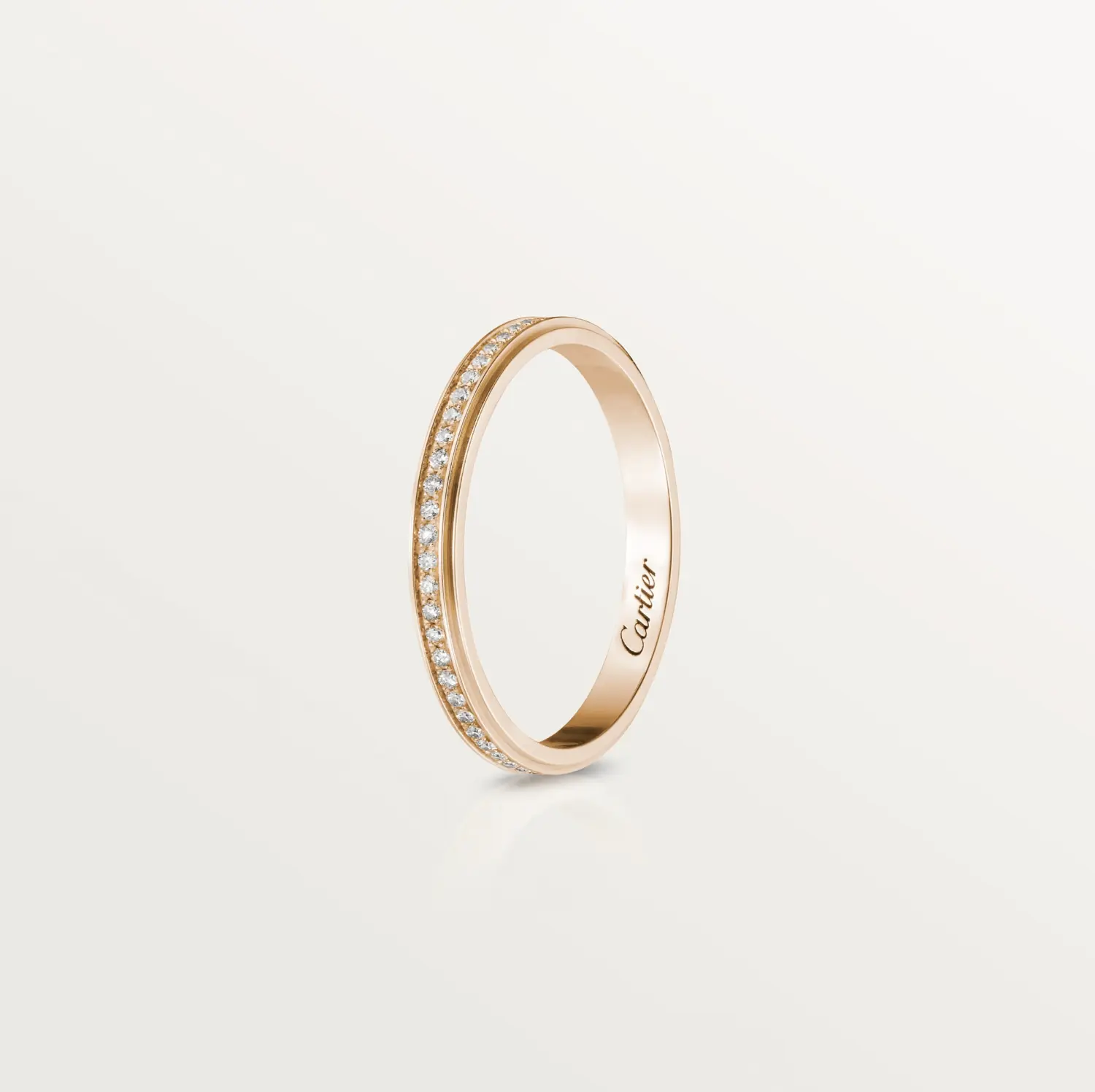 Обручальное кольцо Cartier D'amour, розовое золото/бриллианты
Обручальное кольцо Cartier D'amour, розовое золото/бриллианты