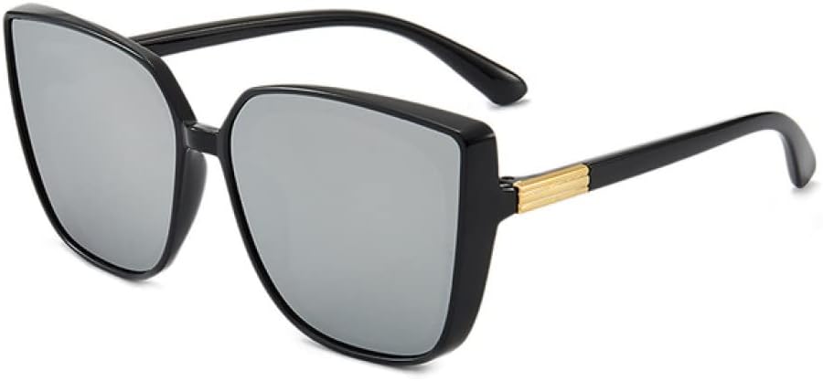 Женские солнцезащитные очки «кошачий глаз» в винтажном стиле, черные зеркальные, модные, с большой оправой, стильные, сексуальные, с защитой от ультрафиолета UV400 MTZJH, Silver
Женские солнцезащитные очки «кошачий глаз» в винтажном стиле, черные зеркальные, модные, с большой оправой, стильные, сексуальные, с защитой от ультрафиолета UV400 MTZJH, Silver