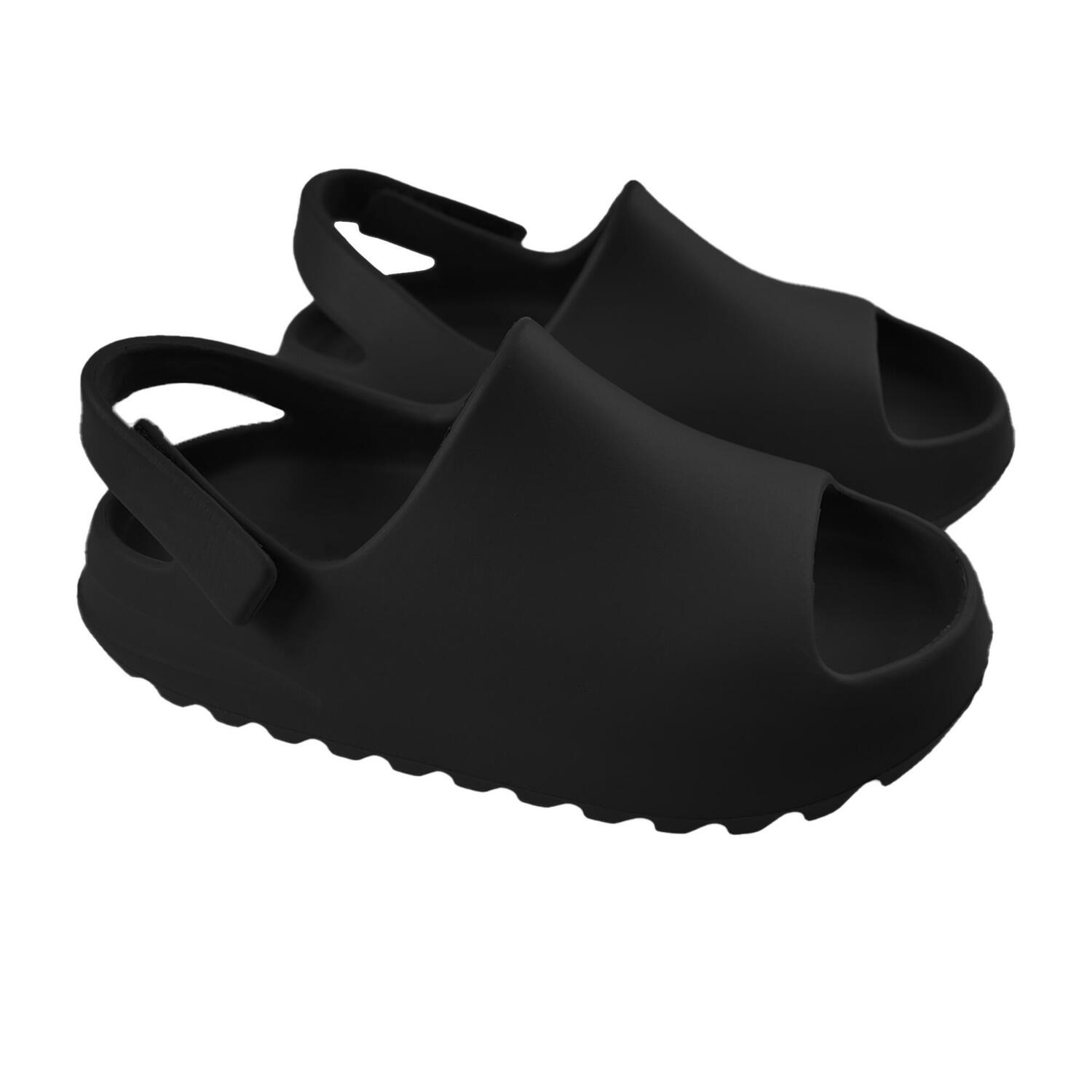 Детские пляжные шлепанцы Nuvola черного цвета на резиновой подошве, черный черный
Детские пляжные шлепанцы Nuvola черного цвета на резиновой подошве, черный черный