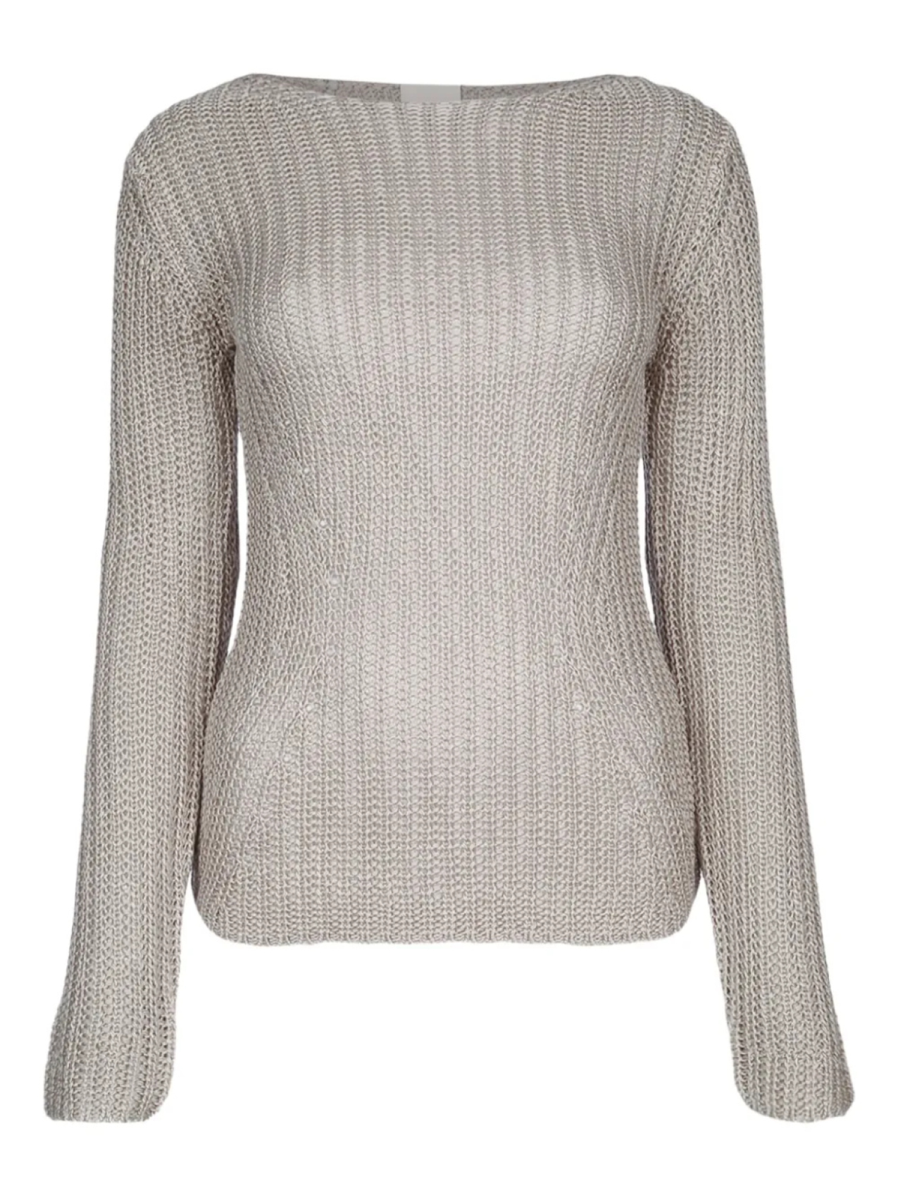 Джемпер из смесового шелка Calvin Klein, серый 
Джемпер из смесового шелка Calvin Klein, серый