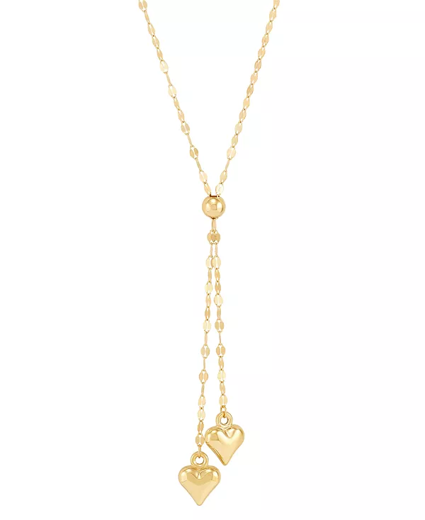 Ожерелье-Лариат с двумя сердцами длиной 18 дюймов из 10-каратного золота Macy'S, gold
Ожерелье-Лариат с двумя сердцами длиной 18 дюймов из 10-каратного золота Macy'S, gold
