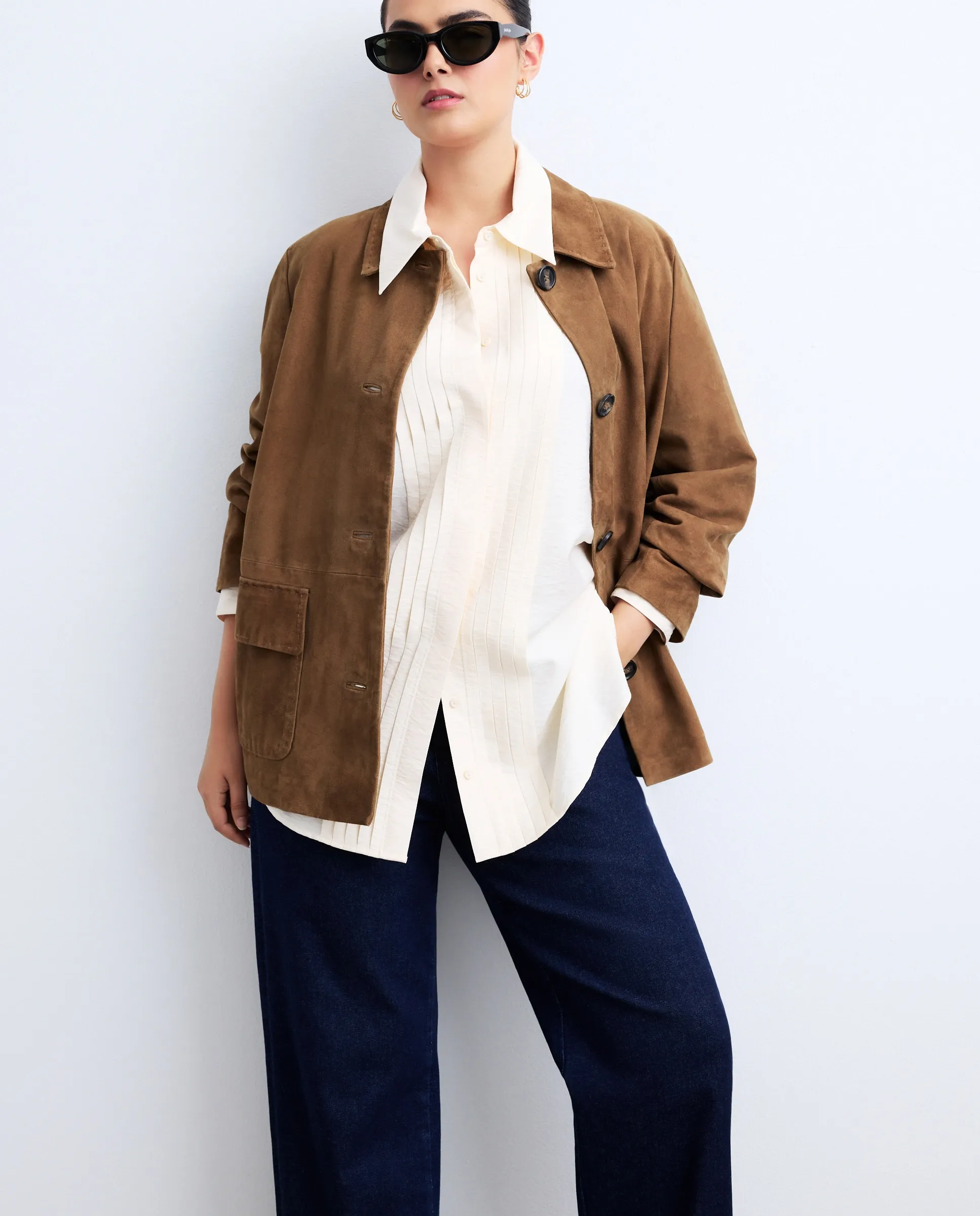 Женская блузка с французским рукавом Couchel, бежевый 
Женская блузка с французским рукавом Couchel, бежевый