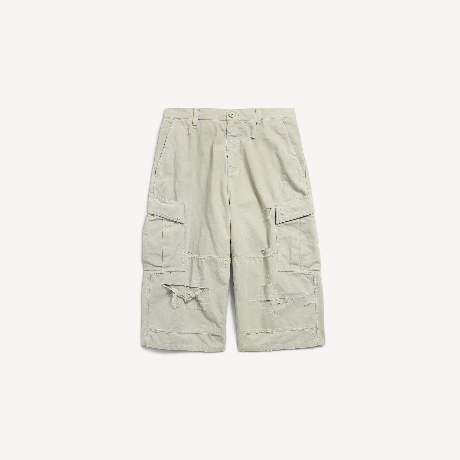 Мужские укороченные карго-брюки цвета "военный бежевый" BALENCIAGA, серый
Мужские укороченные карго-брюки цвета "военный бежевый" BALENCIAGA, серый